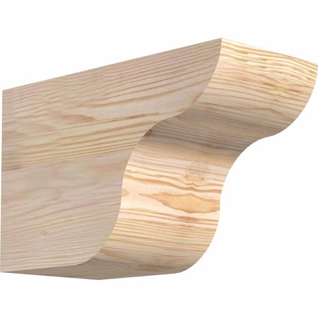 Ekena Millwork Carmel Smooth Rafter Tail, Douglas Fir, 5 1/2"W x 8"H x 12"L RFT06X08X12CAR00SDF